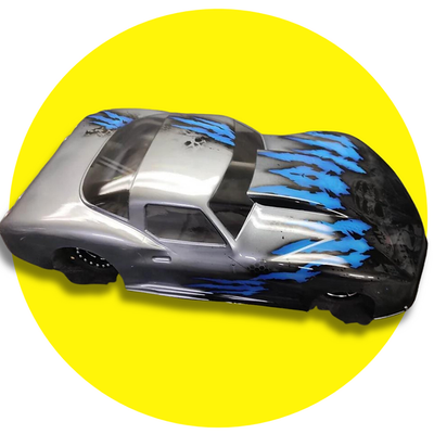 Shark Bodies - Mako w/ Wing - Drag Body - Clear