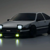 KYO34501T1 Fazer D2 FZD2 Toyota Sprinter Trueno 2WD AE86 Drift Car