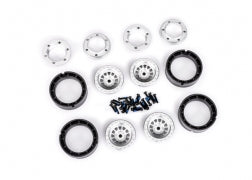 9881-SLVR Wheels, 1.0”, 6061-T6 aluminum (silver-anodized) (4)/ 2x8mm BCS (24)