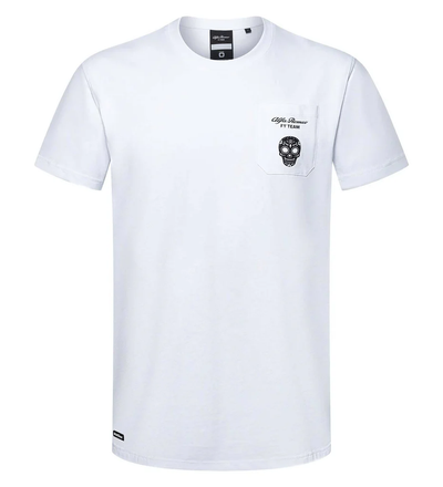 U600311443 Alfa Romeo Racing F1 Men's Limited Edition Mexico GP Skull T-Shirt -