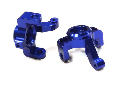 INTC26509BLUE Billet Machined Steering Blocks 1/18