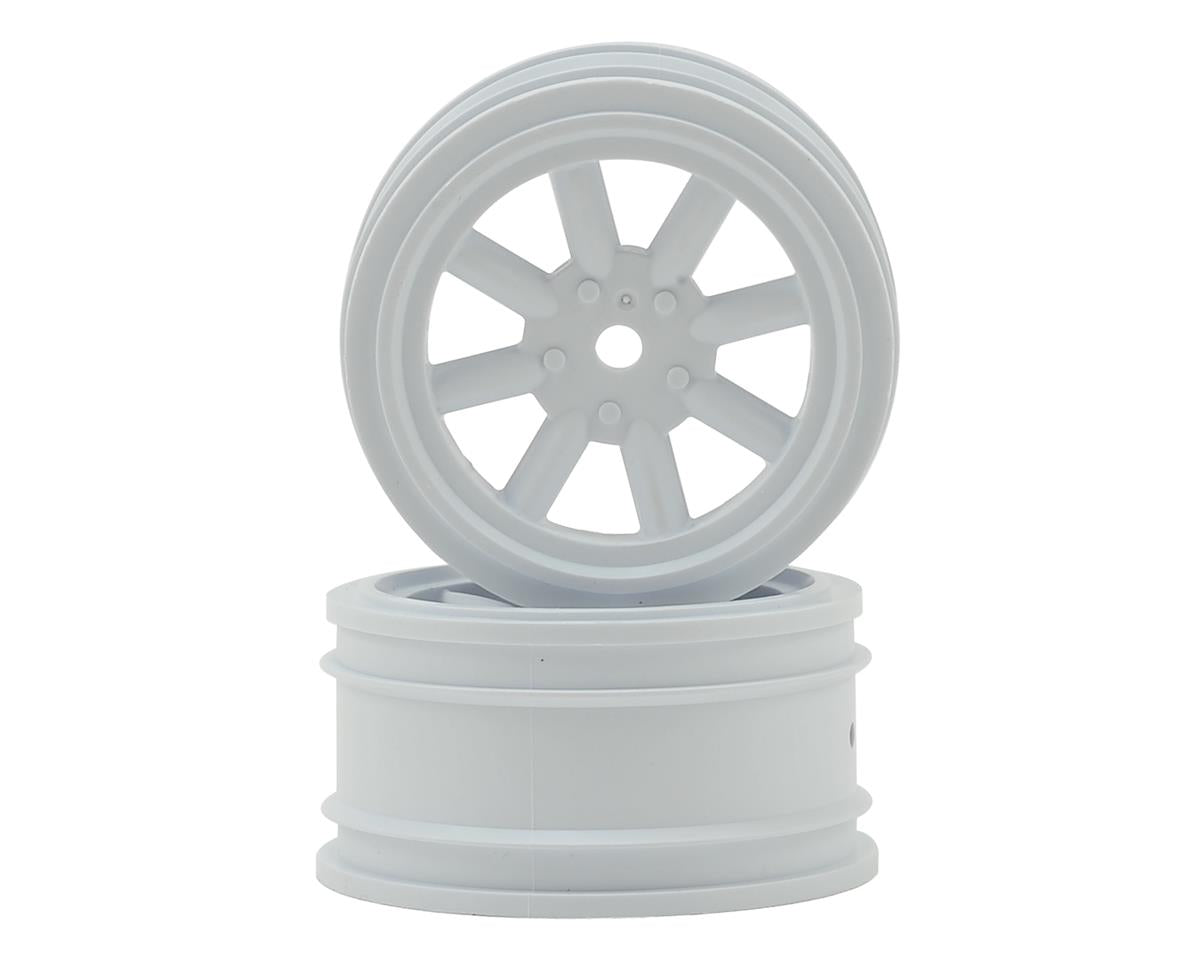 PRM276604 Vintage Racing Front Wheels (26mm) (2) (White)