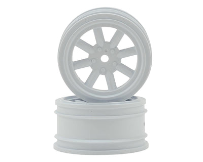 PRM276604 Vintage Racing Front Wheels (26mm) (2) (White)