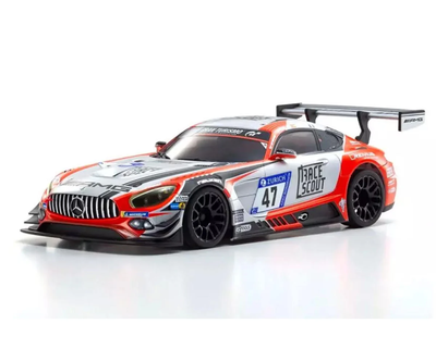 KYO32367FRS Kyosho MR-04 RWD Mini-Z Mercedes-AMG GT3 No. 47 24H Nurburgring 2018 (Red/Grey)