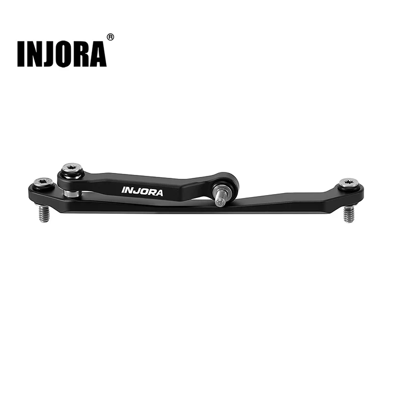 INJSCX30-05BK INJORA Black Brass Steering Links for 1/30 Axial SCX30