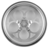 SSD00545 5 Hole 2.2/2.7" Narrow Front Drag Wheels (Silver) (2)