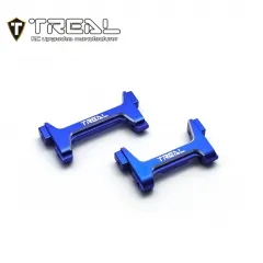 X003KIWZ99 TREAL Aluminum 7075 Front and Rear Bumper Mounts Set (F&R) for 1/18 TRX4M-Blue
