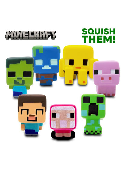 L2P 17060-24 MineCraft SquishMe 3.5 Inch Mystery Scented Figures Assortment Series 6