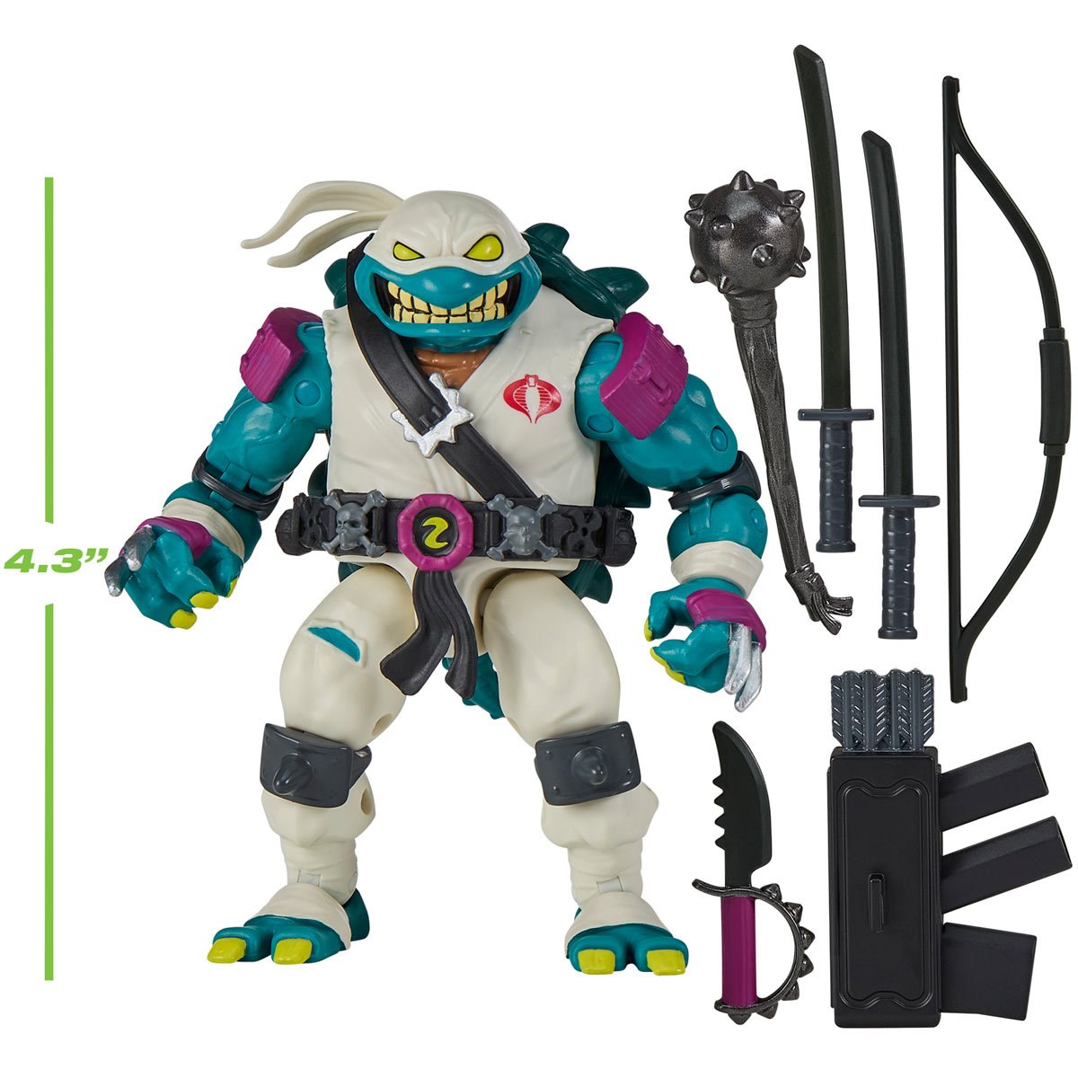 PL81936 TMNT x G.I. Joe Slash Storm Shadow Action Figure