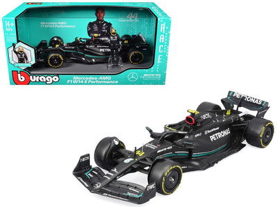 Burago 18-28037LH BUR 1:24 Race F1 Mercedes AMG W14 #44 / Figure L Hamilton 2