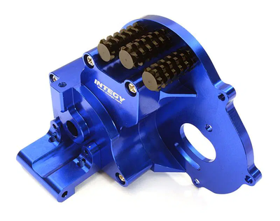 INTC28196BLUE Alloy Gearbox Housing For Traxxas 1/10 Stampede 2WD, Rustler 2WD, Rustler 2WD, Bandit, & Bigfoot