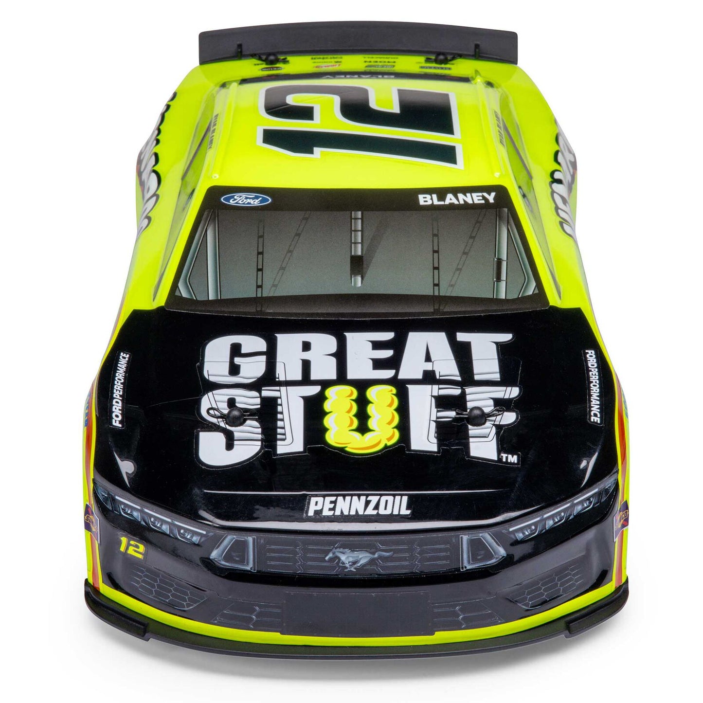 LOS1122412 1/12 AWD NASCAR RC Race Car RTR, Ryan Blaney #12 Menards 2024 Ford Mustang