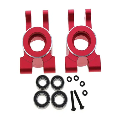 INTC32472RED Alloy Machined Rear Hub Carriers 1/8 4WD