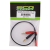 ECP-1578 EcoPower JST Braided Charge Lead (JST Female to 4mm Banana Plugs)