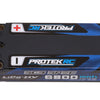 PTK-5114-26 ProTek RC 2S 150C Low IR SG3 HV Shorty LiPo Battery (7.6V/6800mAh) w/5mm Connectors (ROAR Approved)