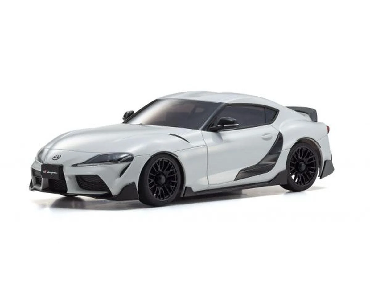 KYO32378W Kyosho MR-04 RWD Mini-Z Readyset w/Toyota GR Supra TRD Aero Body (White Metallic)