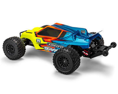 JCO0694 JConcepts P2 1/10 Stadium Truck Pre-Trimmed Body for Traxxas® Rustler® (Clear) (Clipless Mounting)