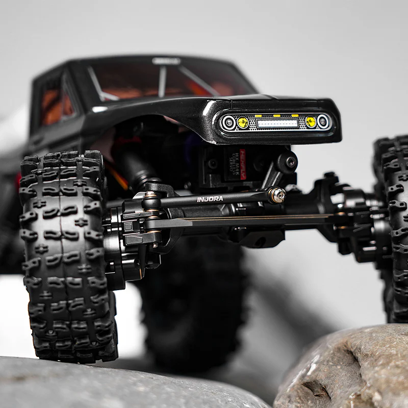 ASC18-31 INJORA Black Brass Steering Links for 1/18 Redcat Ascent-18 Apex