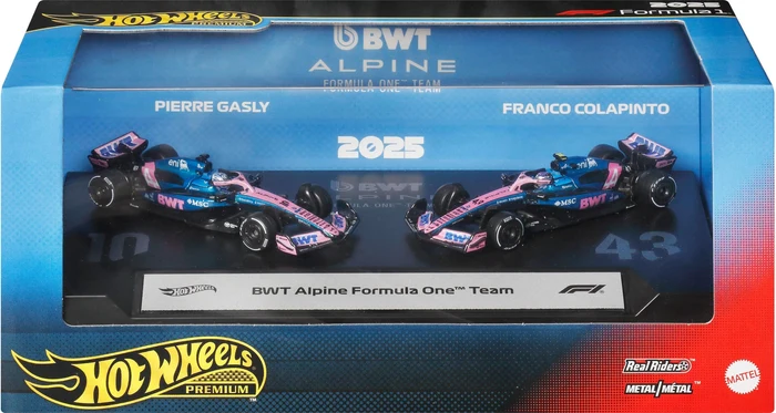 HWJMM96 HotWheels Premium F1 BWT Alpine Formula One Team