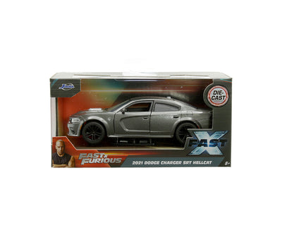 Jada 1:32 F&F F10 X Dom's Dogde 2021 Charger Hellcat GRY