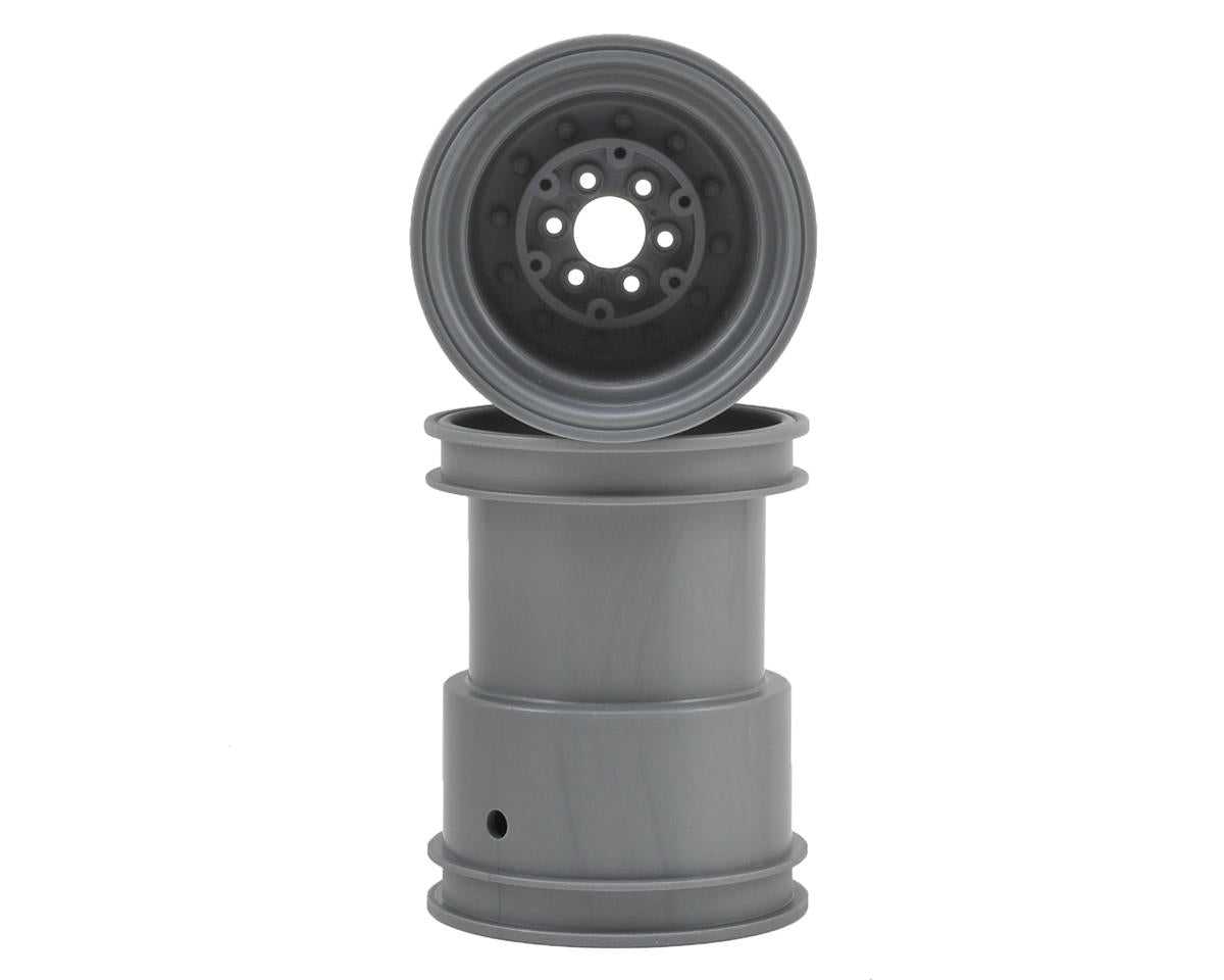 JCO3377S Tribute 2.6x3.6" Monster Truck Wheel (Silver) (2)
