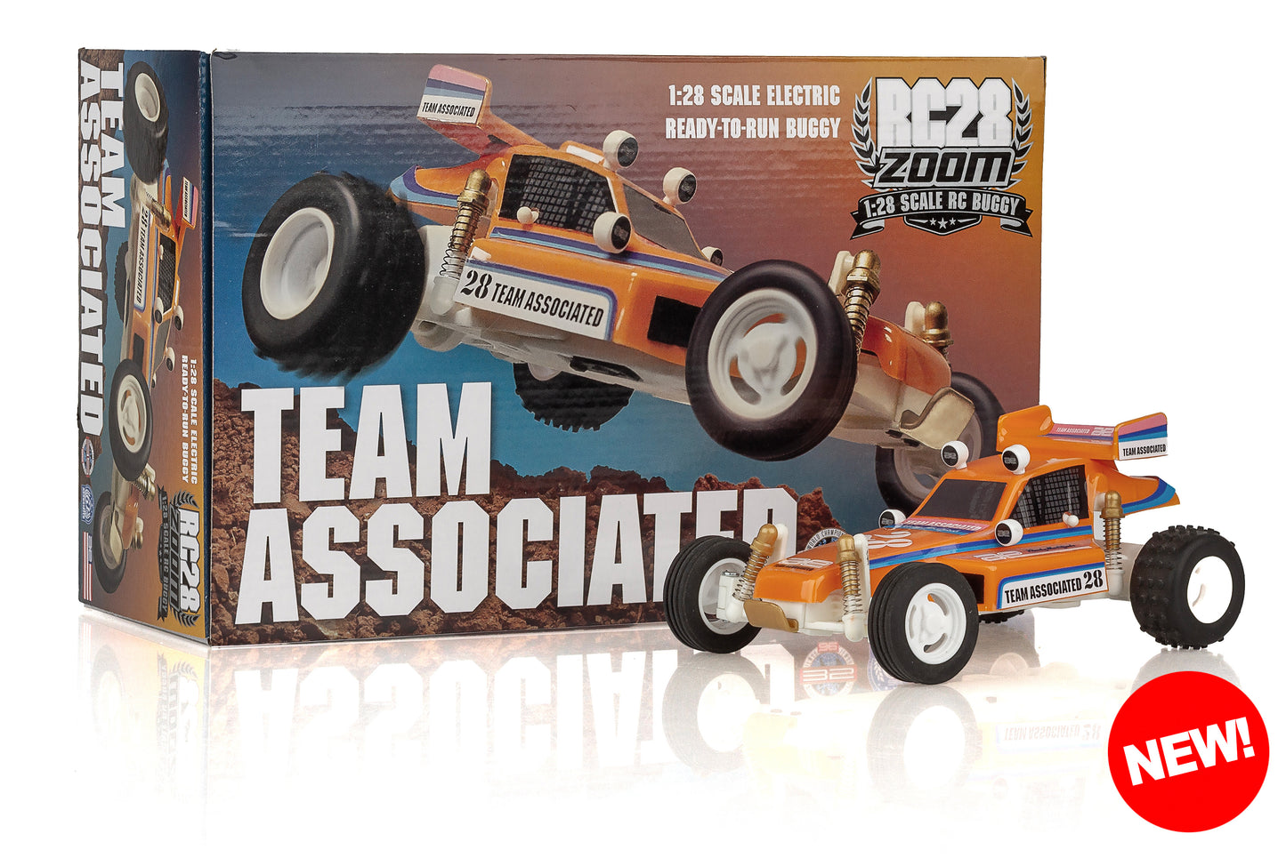 ASC20166 RC28 Zoom RTR 1:28 Scale Electric Ready-To-Run Buggy
