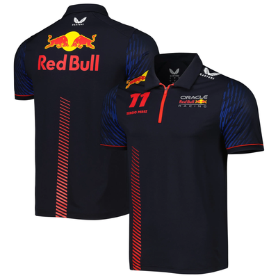 TM3182 Red Bull Racing F1 Men's 2023 Sergio "Checo" Perez Team Polo Shirt-