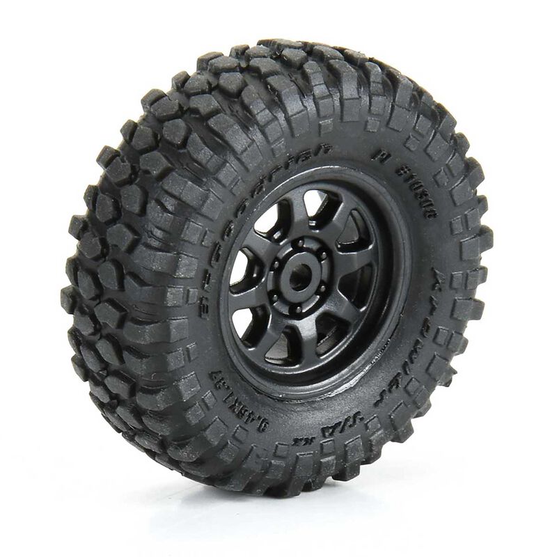 PRO1030610 1/30 BFG Krawler T/A KX Front/Rear Mounted Black Icon Nuevo (4) for Axial SCX30