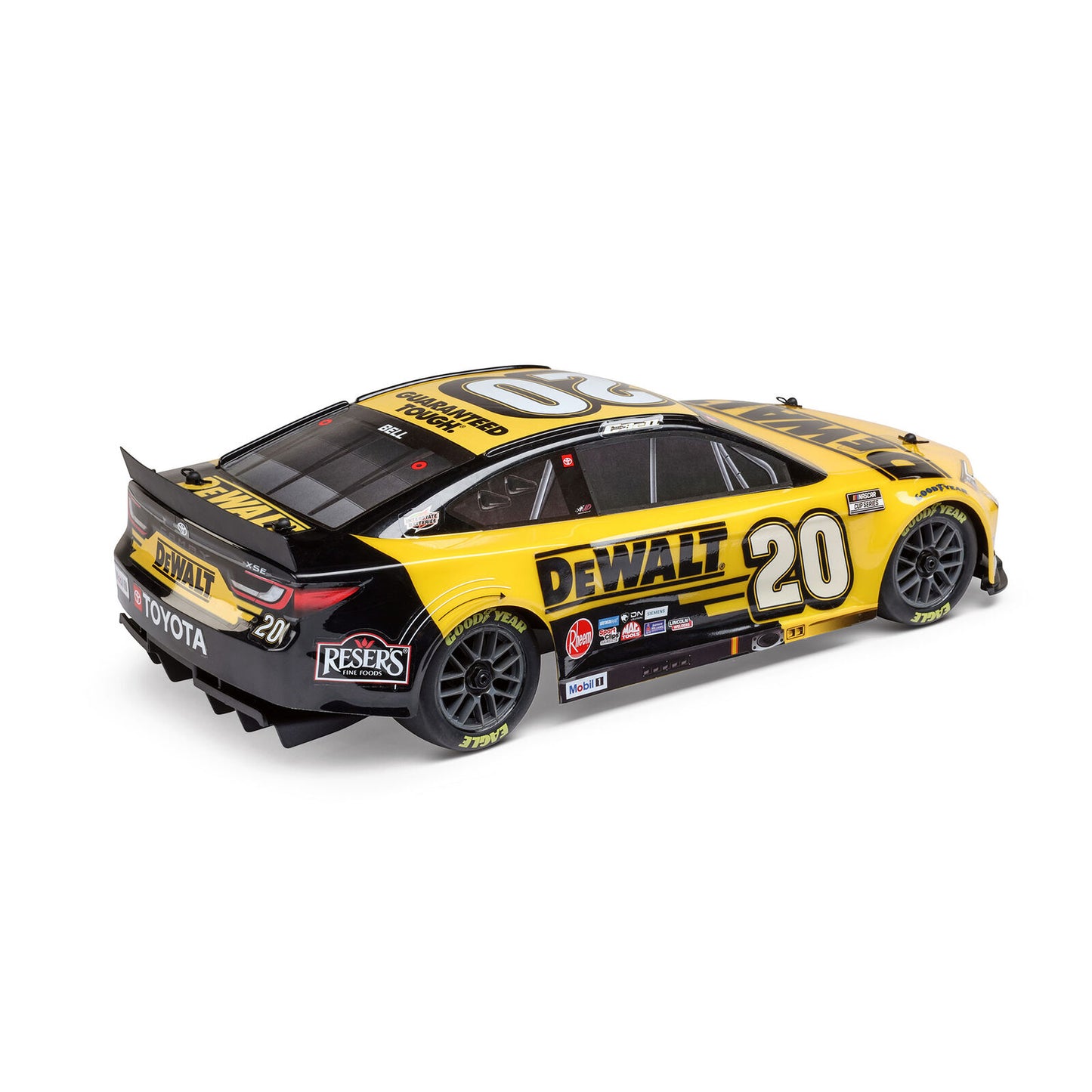LOS1122520 1/12 NASCAR RC Racecar Christopher Bell No. 20 DeWalt 2025 Toyota Camry 2S AWD RTR Brushed On-Road (Battery & Charger Included)