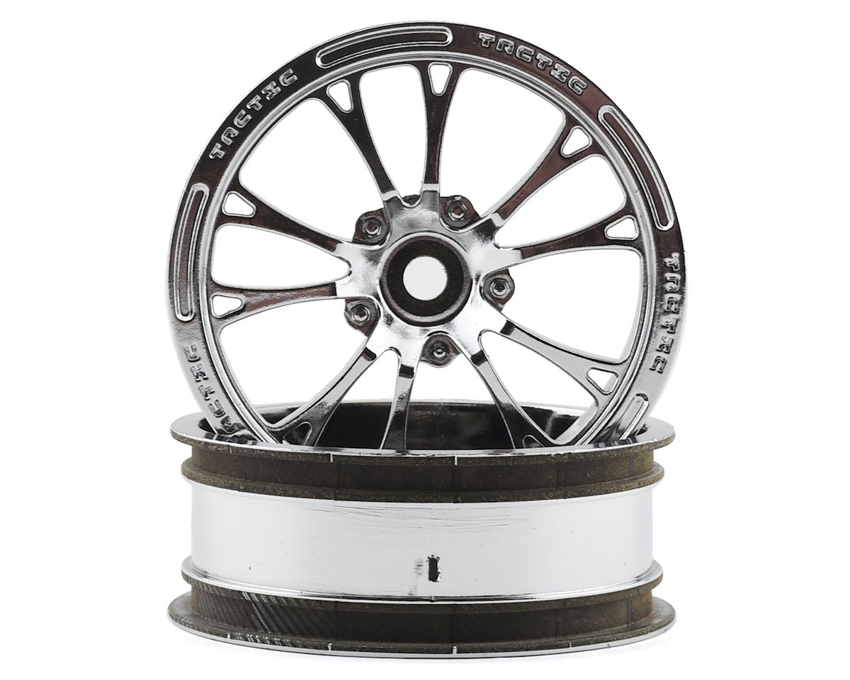 JCO3399C Tactic Street Eliminator 2.2" Front Drag Racing Wheels (2) (Chrome) w/12mm