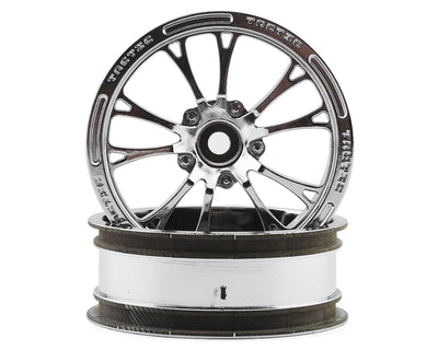 JCO3399C Tactic Street Eliminator 2.2" Front Drag Racing Wheels (2) (Chrome) w/12mm
