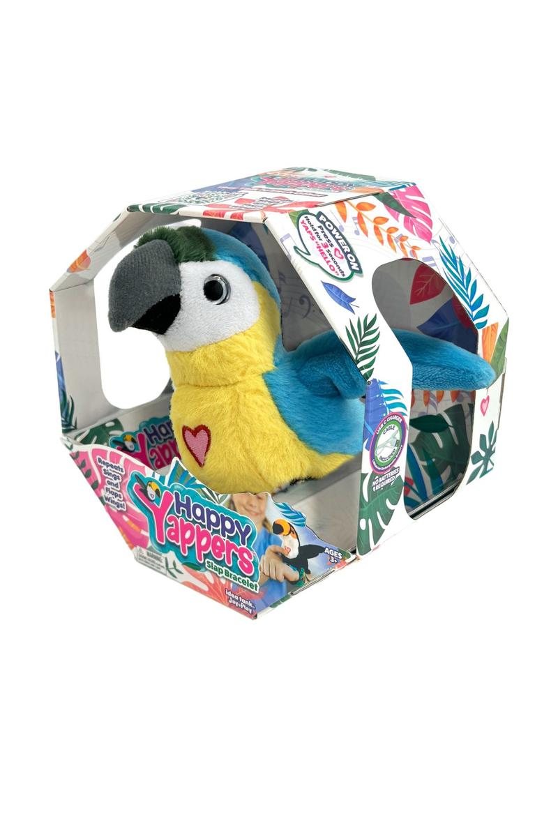 L2P 9590 Happy Yappers Chirping Plush Snap Bracelets – Bird Assortment Series 1