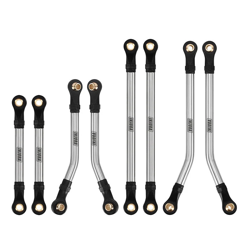 4M-57-70SR INJORA Stainless Steel High Clearance Links Set for 1/18 TRX4M High Trail K10 F150