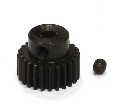 INTT3474 24T Steel Pinion Gear for Traxxas 1/16