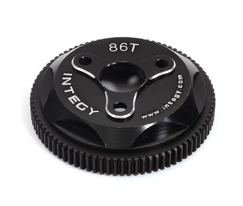 INTT8030BLACK 86T Metal Spur Gear 2WD