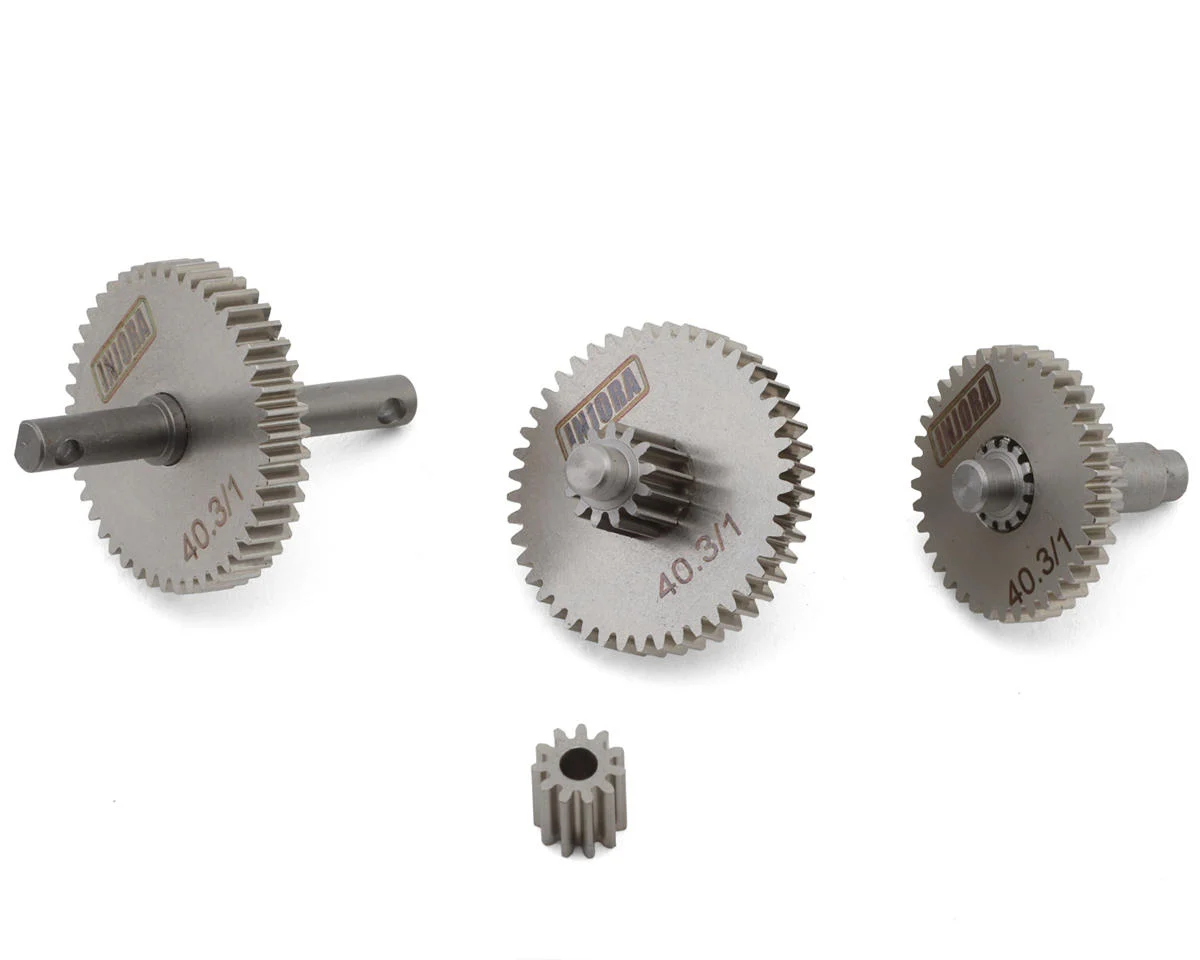 4M-36 Injora Stainless Steel Low Range Transmission Gear Set for Traxxas® TRX-4M™ (40.3:1 Crawl Ratio)