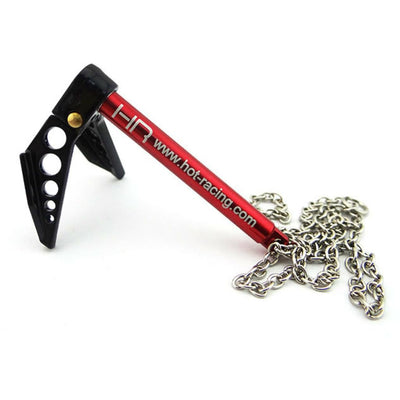 HRACC838F01 - 1:10 Scale Portable Fold Up Winch Anchor Black/Red
