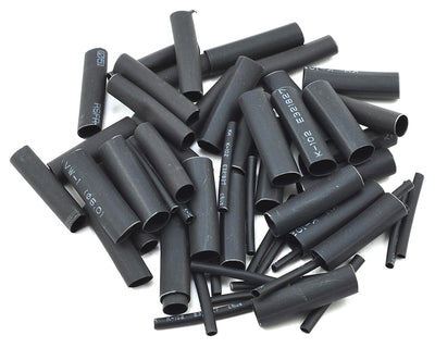 PTK5453 1.5, 5, 6 & 8mm Shrink Tubing Assortment Pack (Black) (20) (1" Length)