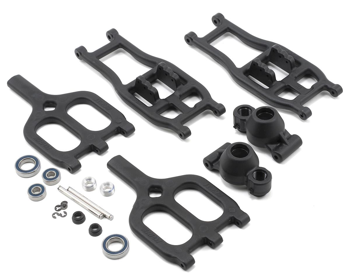 RPM80942 RPM True-Track Rear A-Arm Conversion for Traxxas T-Maxx/E-Maxx (Black)