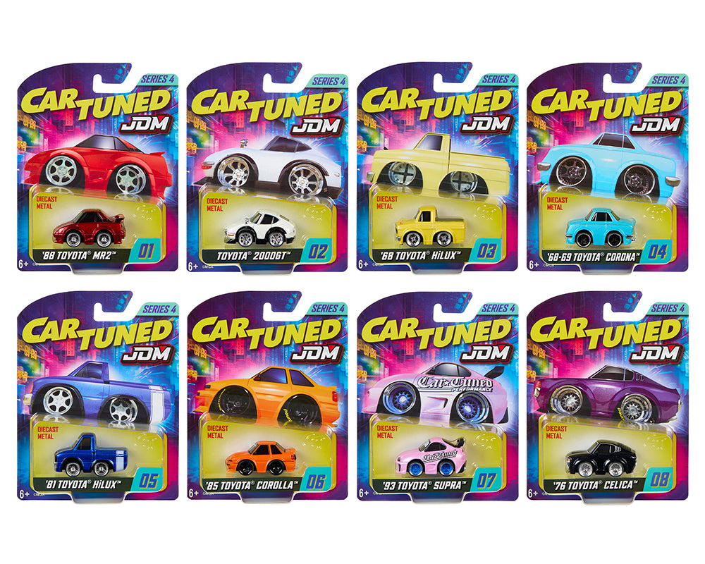 CarTuned 558675-XX3 1:64 JDM Tuners Series 4 Assortment