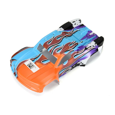 PRO367522 1/16 Limited Edition 2019 Chevy Silverado Trophy Truck Body for ARRMA MOJAVE GROM, Fire and Ice (Pink/Aqua)
