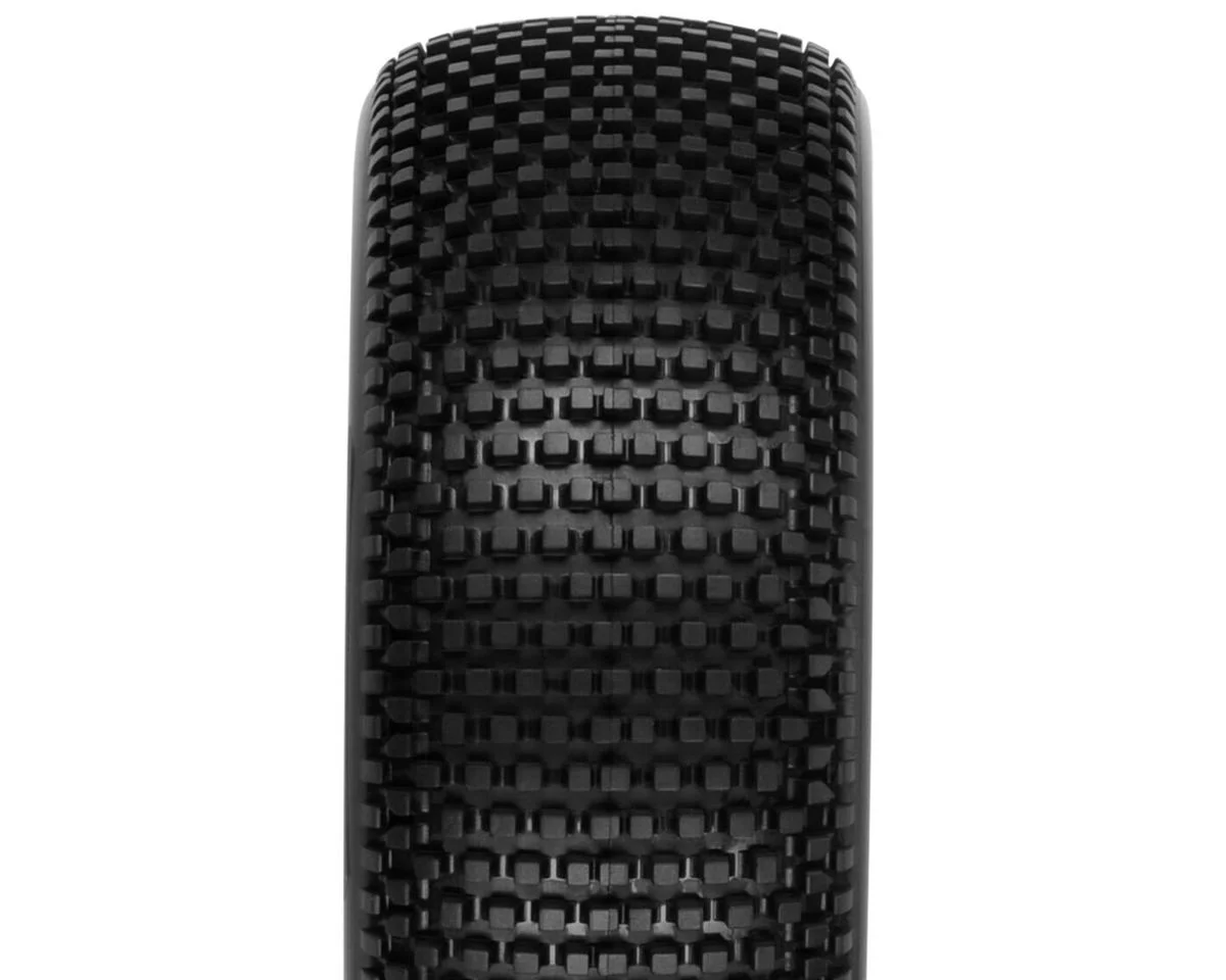 PRO9039233 Blockade Pre-Mounted 1/8 Buggy Tires (2) (White) (S3) w/Lightweight Wheel