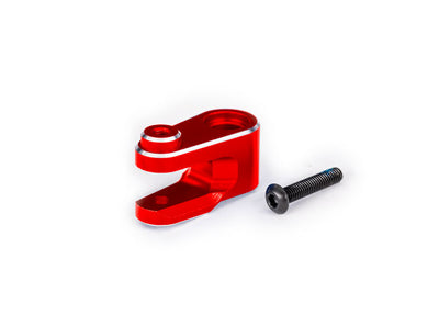 10247-RED Servo horn, steering, 6061-T6 aluminum (red-anodized)