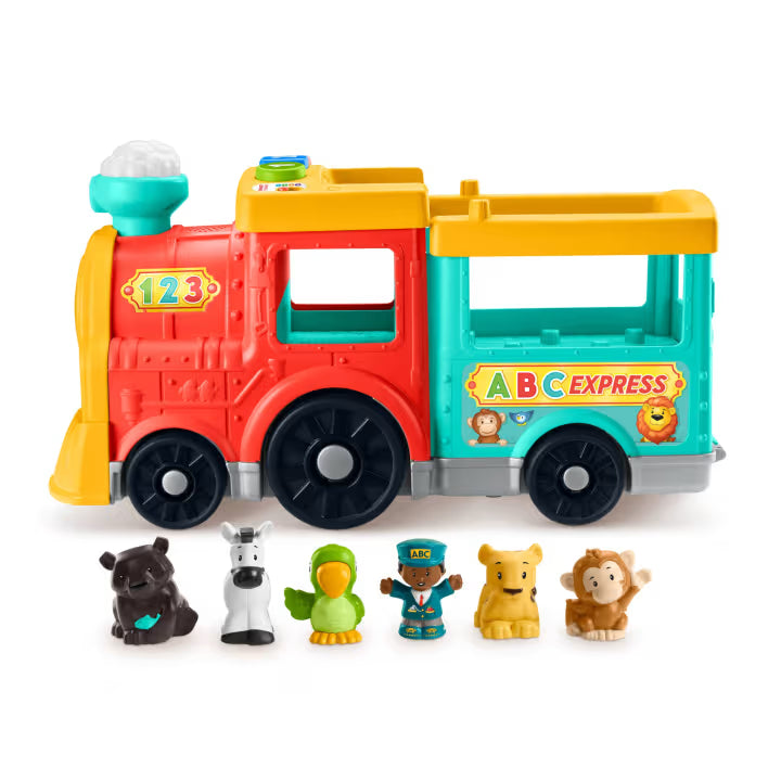 HCL79 Fisher-Price Little People Big ABC Animal Train