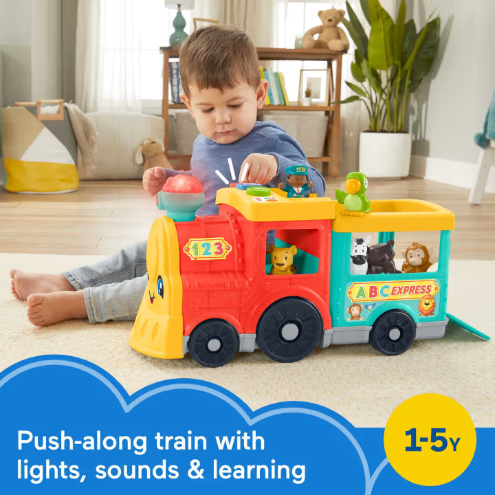 HCL79 Fisher-Price Little People Big ABC Animal Train