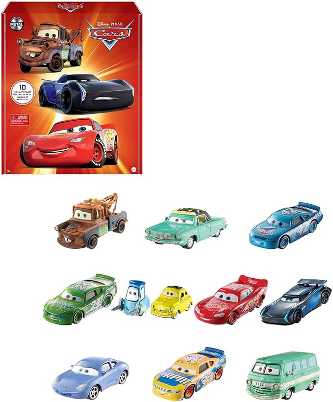 HWHBW15 Disney Pixar Cars Die-Cast Vehicle 10-Pack