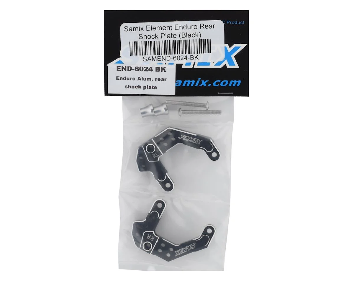 END-6024-BK Samix Element Enduro Rear Shock Plate (Black)