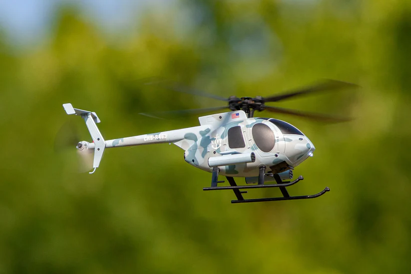 RGR6102 Hero-Copter Military, 4-Blade RTF Heli; Navy