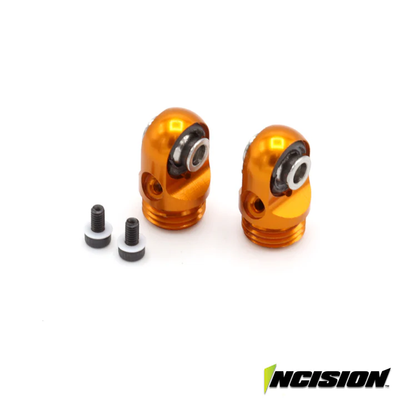 IRC00515 S8E Machined Aluminum Shock Cap - Orange