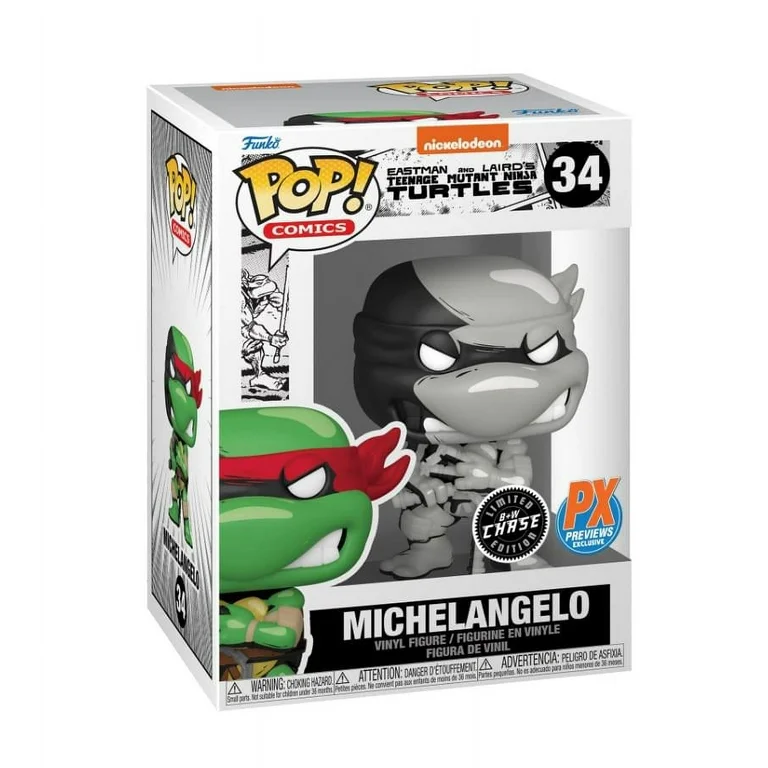 FU60653 CHASE! TMNT Michelangelo PX Exclusive